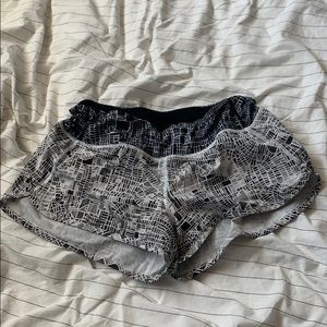 Rare lululemon seawheeze speed shorts size 6